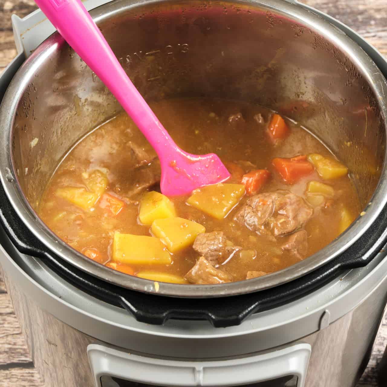 Japanese Curry, cooked in an Instant Pot