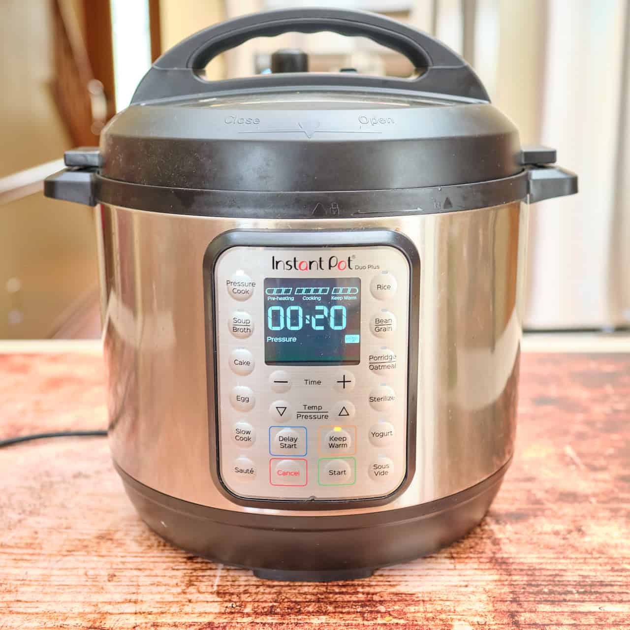 Pressure cook for 20 minutes with a natural pressure release
