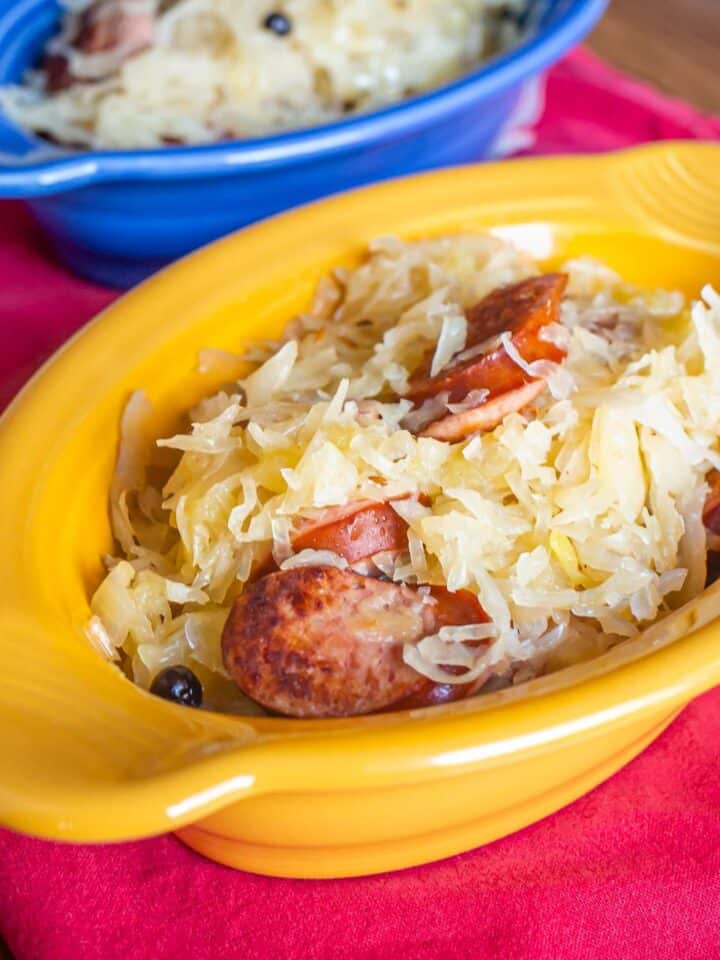 Instant Pot Pork & Sauerkraut DadCooksDinner