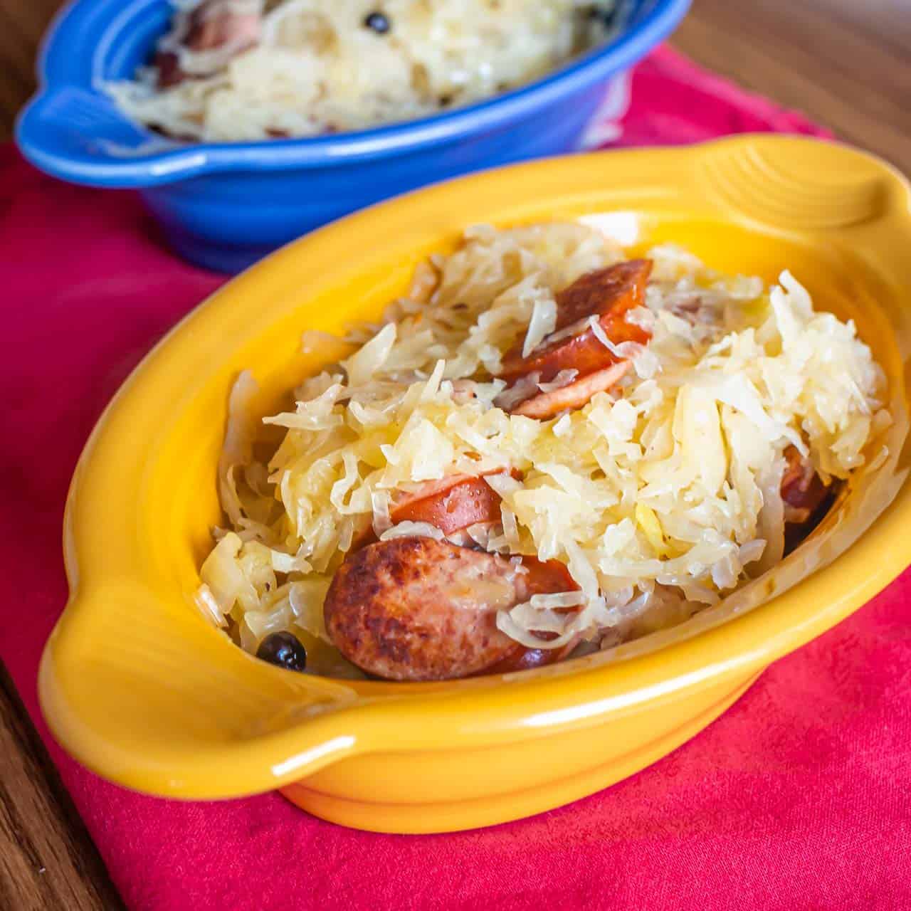 Instant Pot Sauerkraut and Sausage