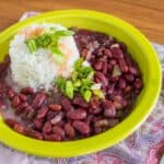 A bowl of Instant Pot Pot Red Beans and Rice