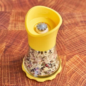 Spice grinder full of SPG seasoning