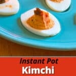 Kimchi Deviled Eggs