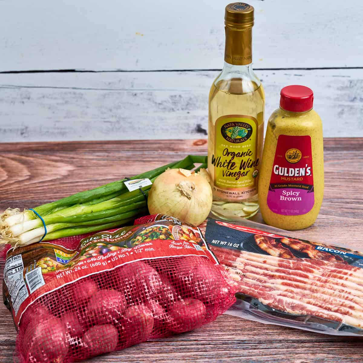 Ingredients for Instant Pot German Potato Salad