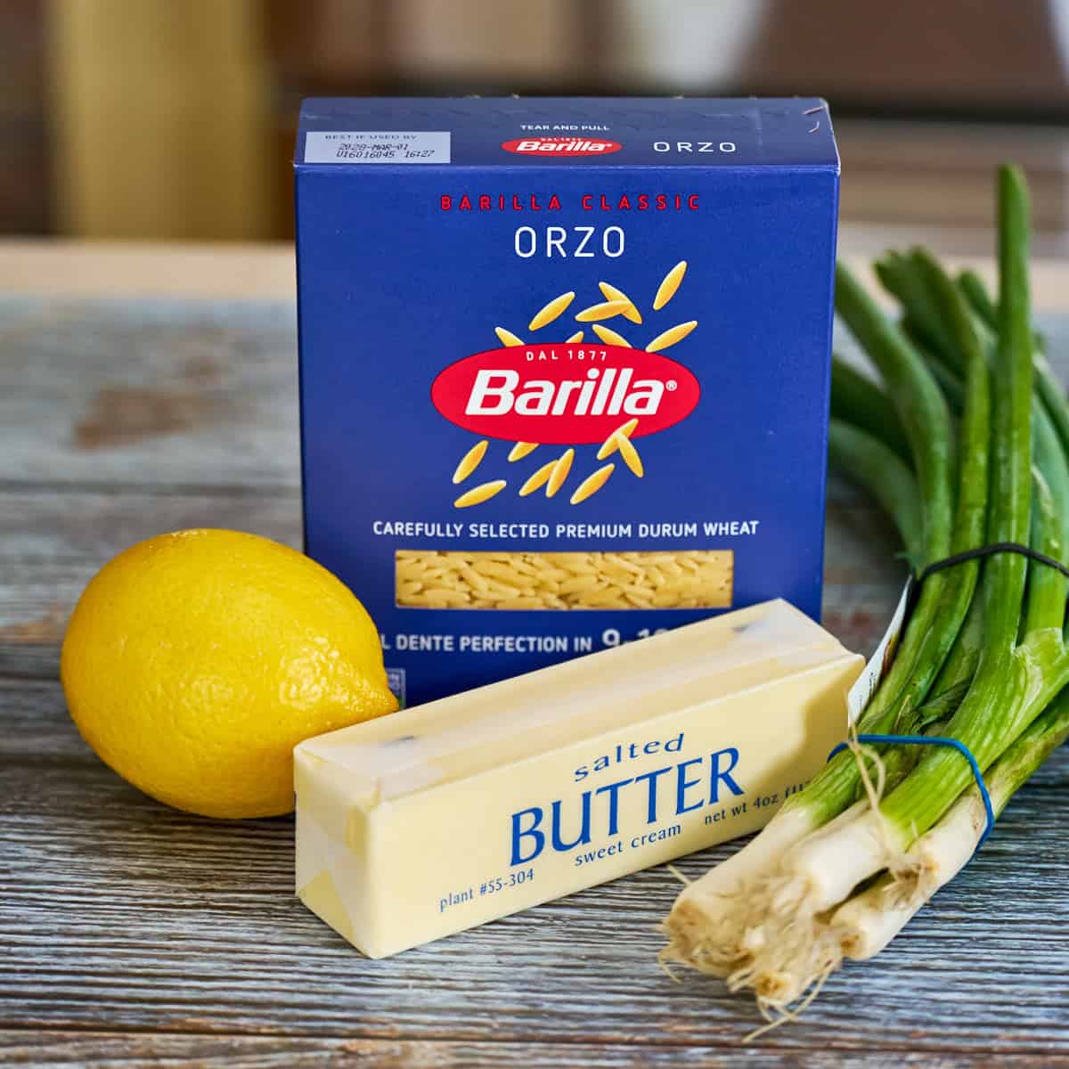 Ingredients for Orzo pilaf