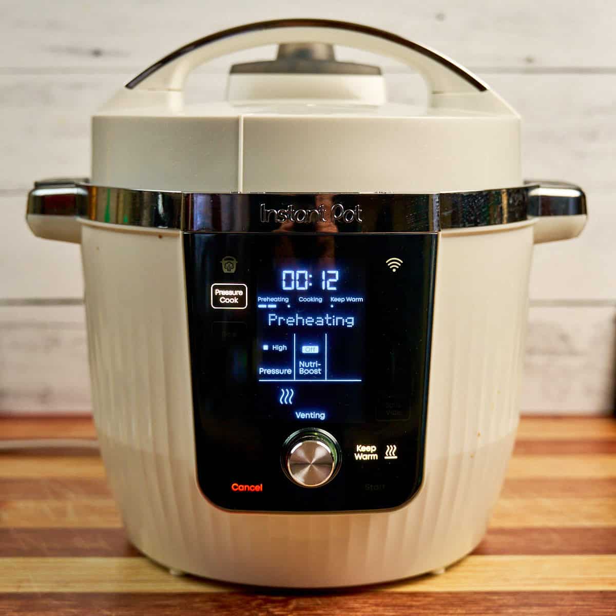 Instant Pot - Pressure cook on high for 12 minutes