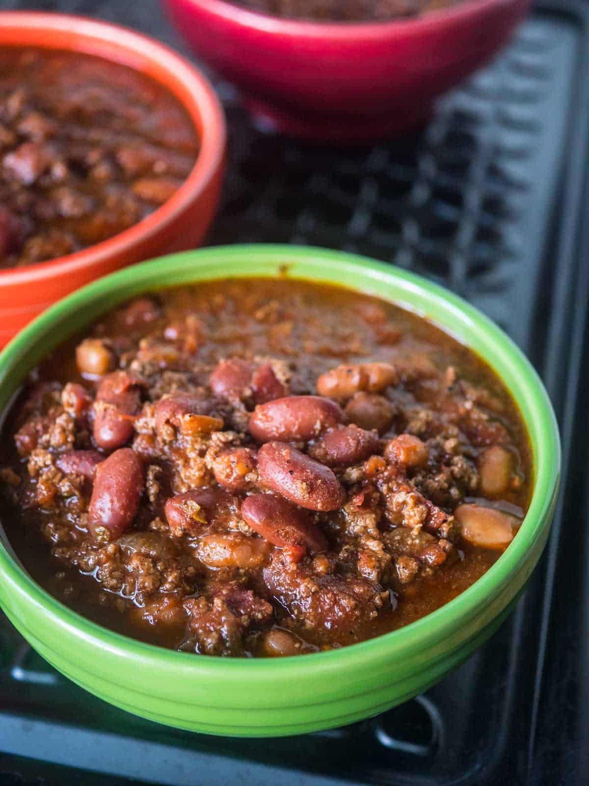 Instant Pot Quick Chili with Canned Beans