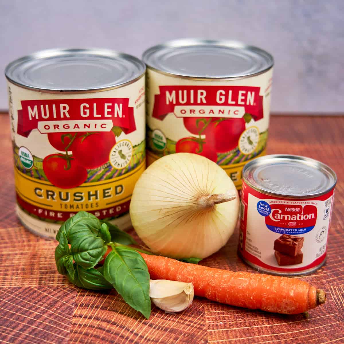 Ingredients for Instant Pot Tomato Soup