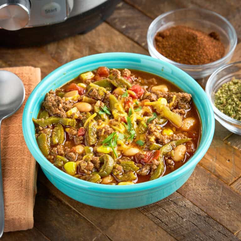 Instant Pot Cactus Chili - DadCooksDinner