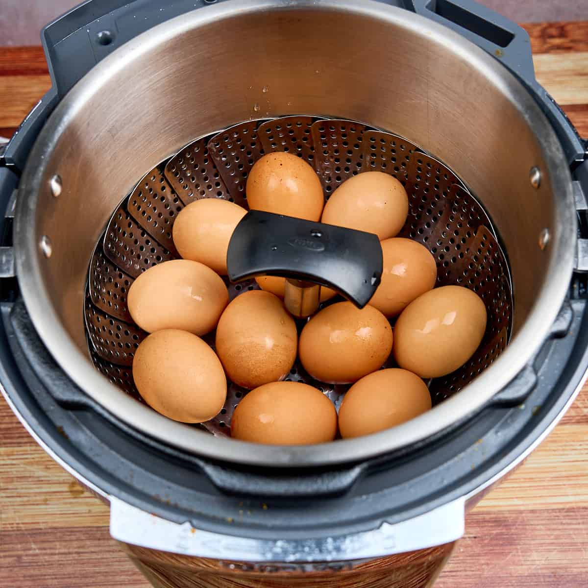 A dozen eggs in the Instant Pot