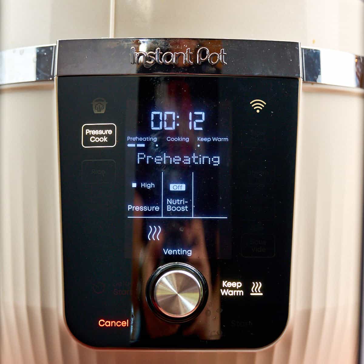 Pressure Cook for 12 Minutes at High Pressure