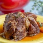 A piece of German mustard pork roast