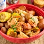 A bowl of Shrimp Boil